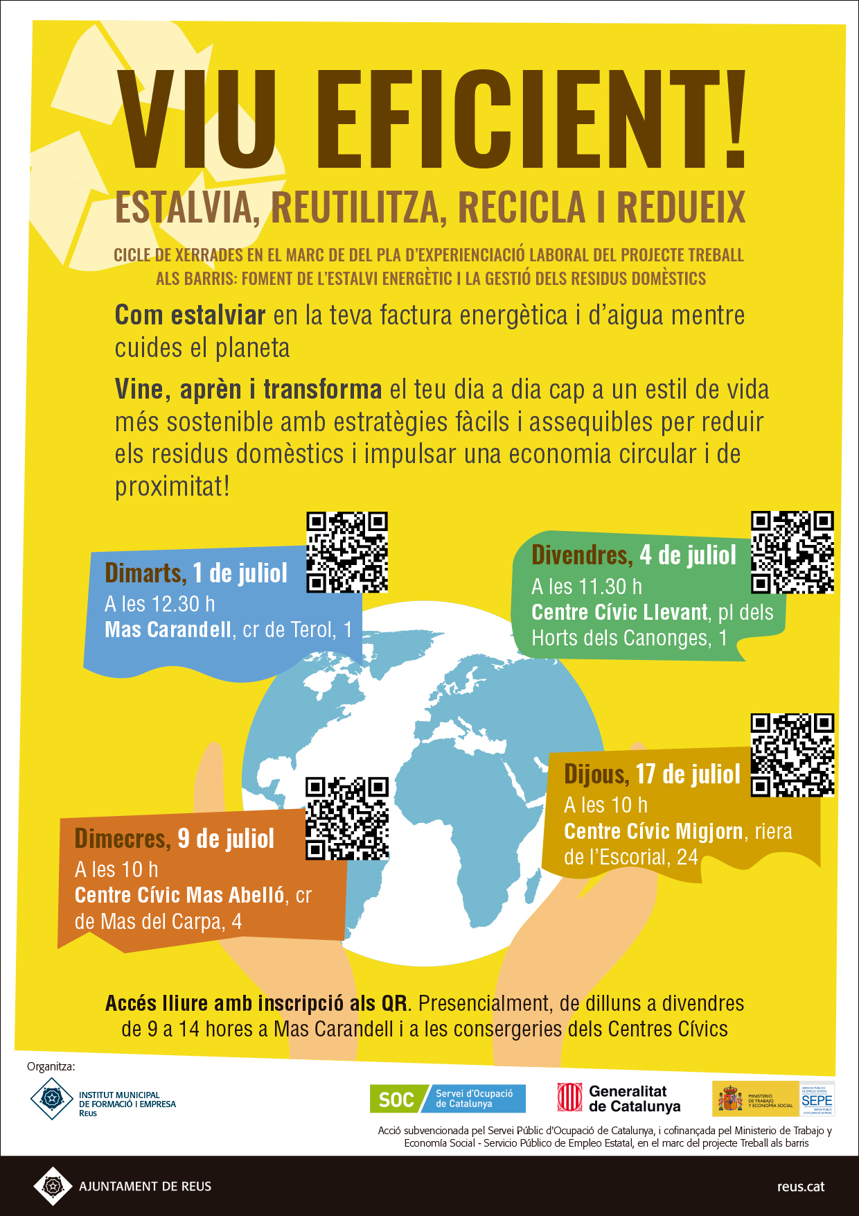 Cartell del cicle de xerrades